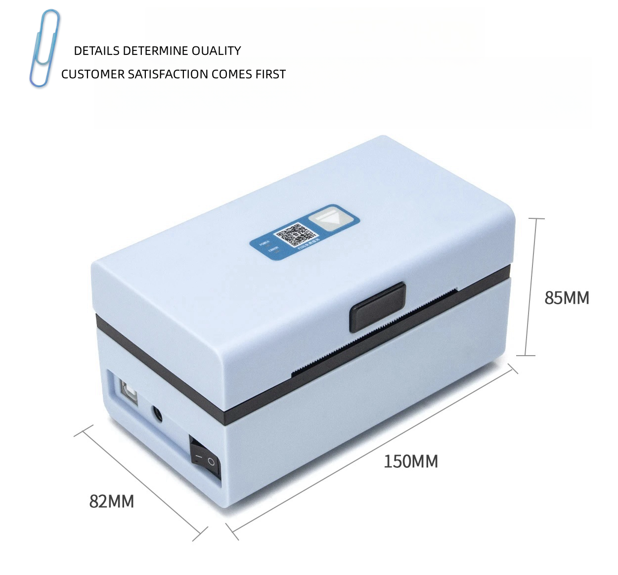 High Speed Thermal Sticker Label Printer Blue tooth Machine Portable Waybill Thermal Shipping Label Printer