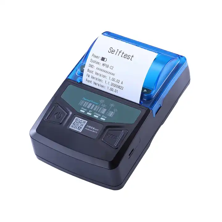Mini Portable Label Handheld Printer Sticker Android Pos Machine Wireless Blue Tooth printer
