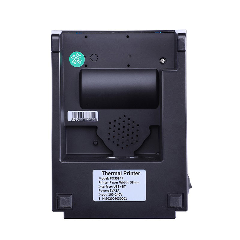 58mm Desktop BT Thermal Receipt Printer Pos Printer For Shipping Supermarket