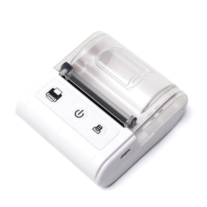 Small Wireless Blue tooth Printer Portable White Thermal Receipt Printer 58mm Mobile Thermal Printer Pocket Inkless
