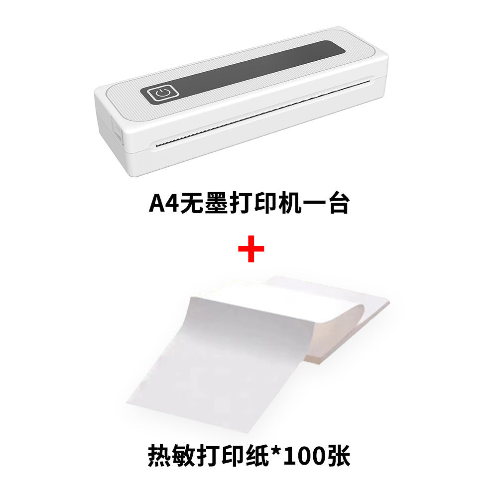 Portable Thermal Printer for Travel Mobile Inkless Printers, Wireless Small Printer for Home Use, Office, Vehicles, Bluetooth Printers Supports 8.5" x 11" US Letter & A4