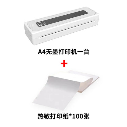 Portable Thermal Printer for Travel Mobile Inkless Printers, Wireless Small Printer for Home Use, Office, Vehicles, Bluetooth Printers Supports 8.5" x 11" US Letter & A4