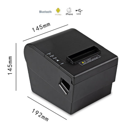 POS Printer, 80mm Thermal Receipt Printer, Restaurant Kitchen Printer with Auto Cutter, USB Interface