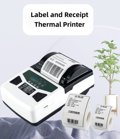 Mini Portable Label Handheld Printer Sticker Android Pos Machine Wireless Blue Tooth printer
