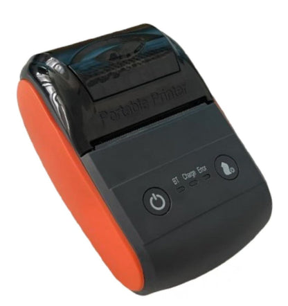 Bluetooth Thermal Receipt Printer, 58mm Thermal Shipping Label Printer, Portable Cordless Label Maker Machine for Office Retail Store Restaurant