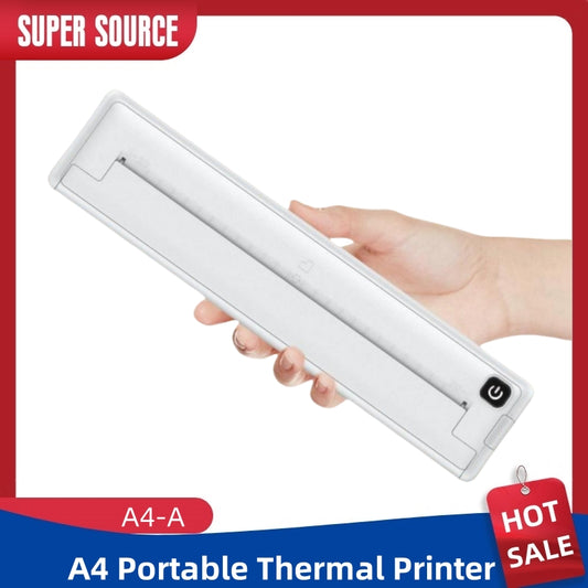 Portable Printers Wireless for Travel, Inkless Thermal Printer, Bluetooth Mobile Compact Printer Support 8.5" X 11" US Letter & A4 Size, Compatible with iPhone Android Laptop for Home Car Office