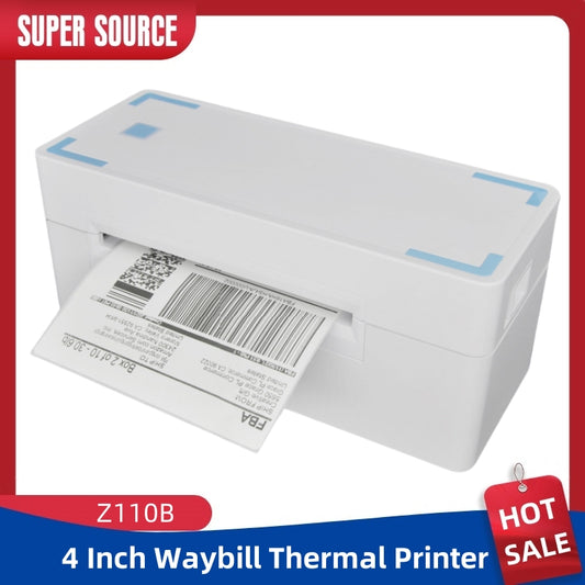 Bluetooth Thermal Shipping Label Printer, Wireless 4x6 Shipping Label Printer for Shipping Packages, Support Android, iPhone and Windows Mac, Widely Used for Amazon, Ebay, Shopify