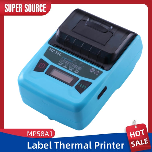 Portable Small Mini Thermal Food BT Mobile Label Printer Machine Stickers Labels For Sticker Supermarket Shelf Label Printer