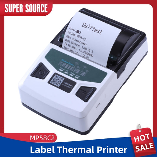 Mini Portable Label Handheld Printer Sticker Android Pos Machine Wireless Blue Tooth printer