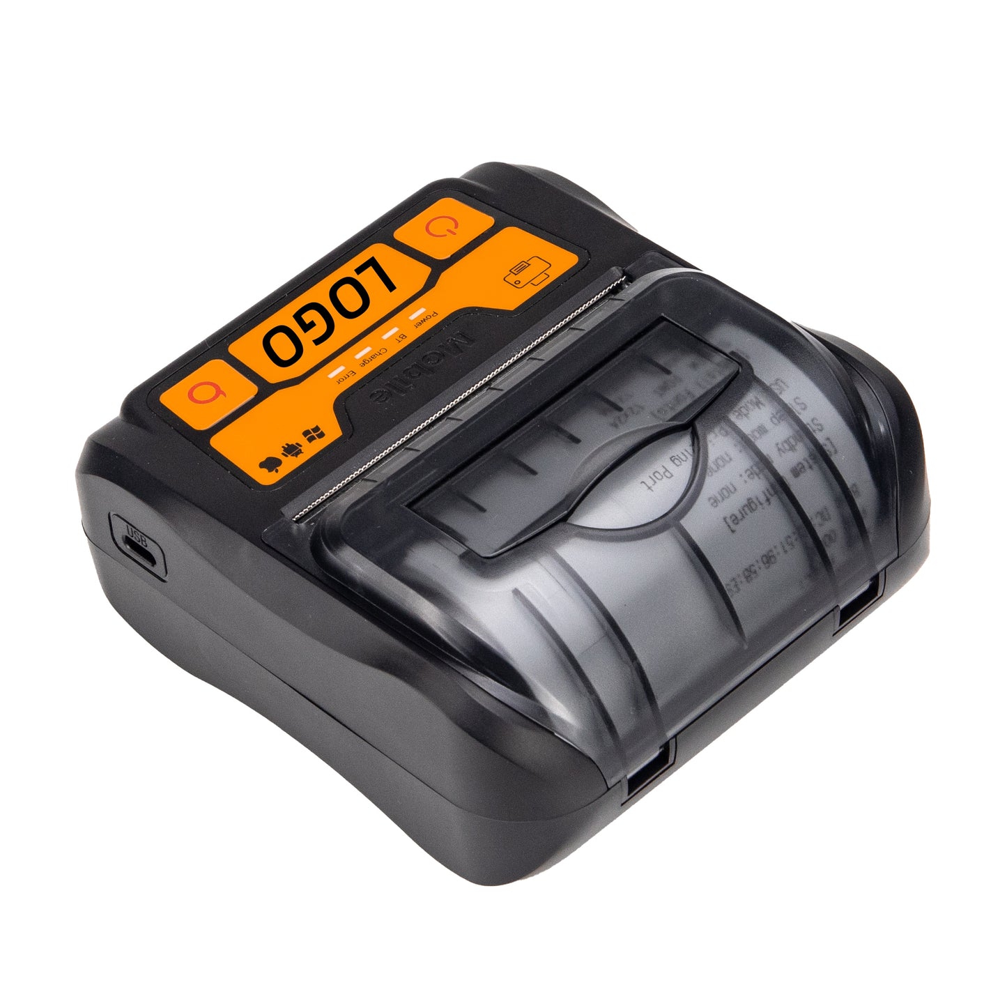 Portable Wireless 80mm POS Printer, Mobile Thermal Receipts Printer, USB & Bluetooth Connection, Compatible with Android and iOS /Windows