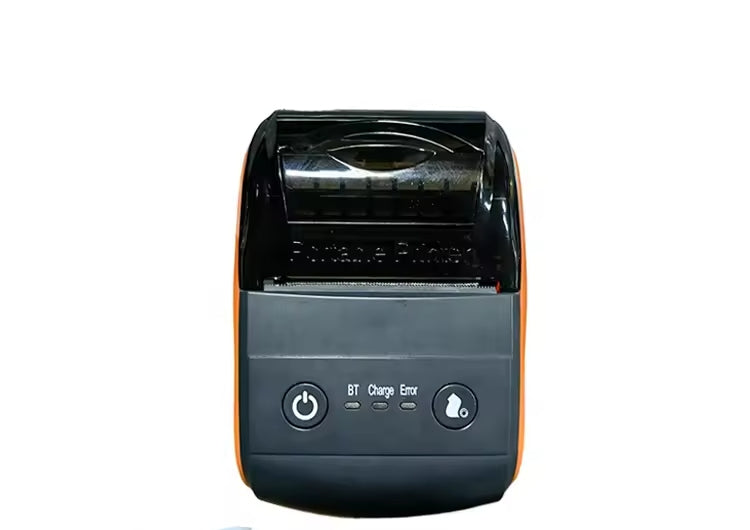 Bluetooth Thermal Receipt Printer, 58mm Thermal Shipping Label Printer, Portable Cordless Label Maker Machine for Office Retail Store Restaurant