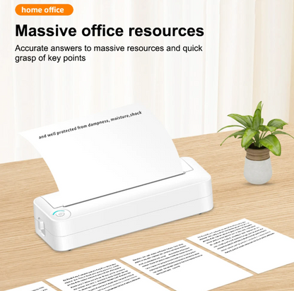 Cheap Hot Sale A4 Portable Mini Thermal Printer Wireless BT Fit w/OS Android Mobile Photo Printer 210mm Paper USB Rechargeable