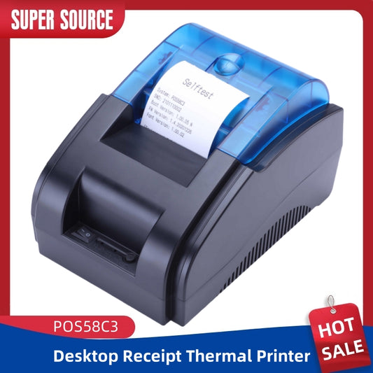 58mm Desktop BT Thermal Receipt Printer Pos Printer For Shipping Supermarket