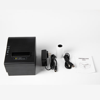 POS Printer, 80mm Thermal Receipt Printer, Restaurant Kitchen Printer with Auto Cutter, USB Interface