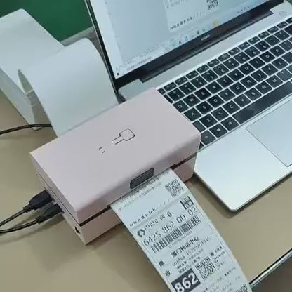 High Speed Thermal Sticker Label Printer Blue tooth Machine Portable Waybill Thermal Shipping Label Printer